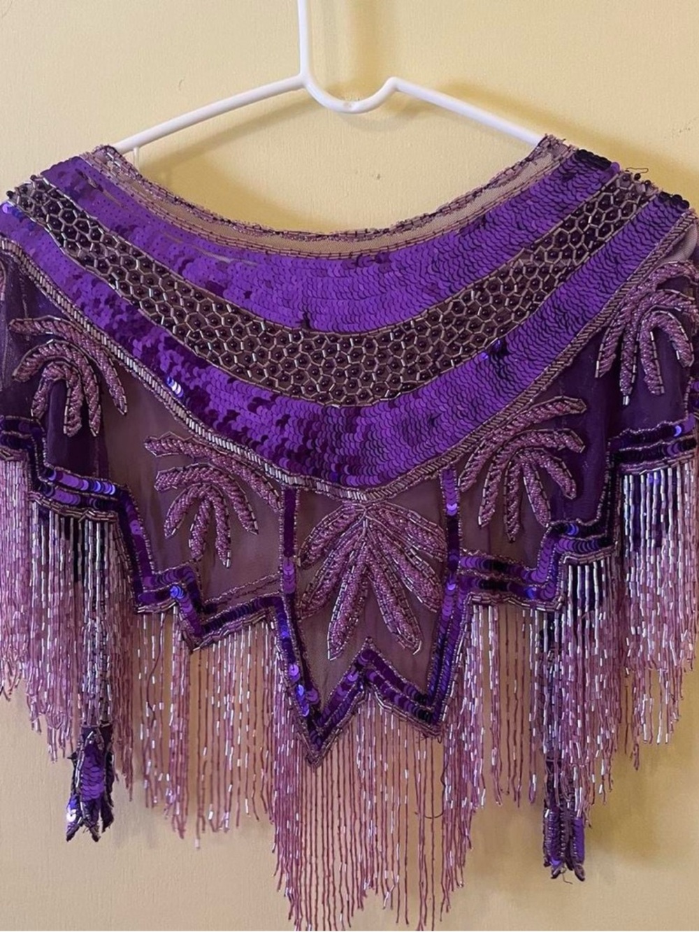 Boho Festival Sequin Shawl